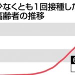 高齢者接種1回目8割に2回目5割　全人口では1回目3割2回目2割　実際はもっと多くか  [448218991]