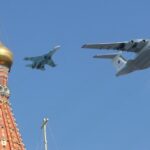 核戦争時にプーチンが乗り込んで指揮をとる予定の軍用機「IL80」、5月9日に発進する模様  [828293379]