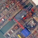 【衛星画像】中国空母3番艦、習近平の誕生日(6月15日)に進水か？　ドッグに注水、進水式の旗なども確認  [279771991]