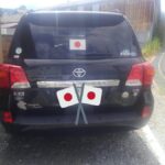 車に日章旗を付けて「大日本帝国万歳！」のシールを貼ると煽られなくなる。試してみろ  [561344745]