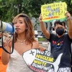 マニラの日本大使館前でフィリピンの漁師や活動家が処理水について抗議デモ「なぜ東京湾に捨てない」  [632443795]